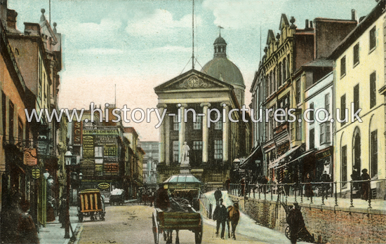 Market Jew Street, Penzance, Cornwall. c.1907.